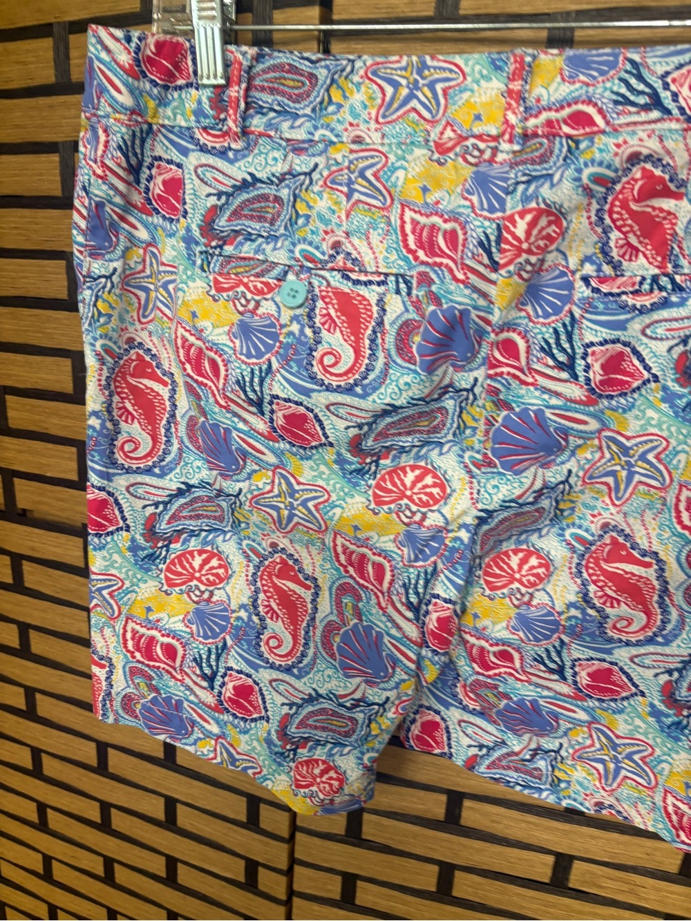 Talbots Weekend Shorts Sea Shell Pattern Size 6 - Picture 6 of 8
